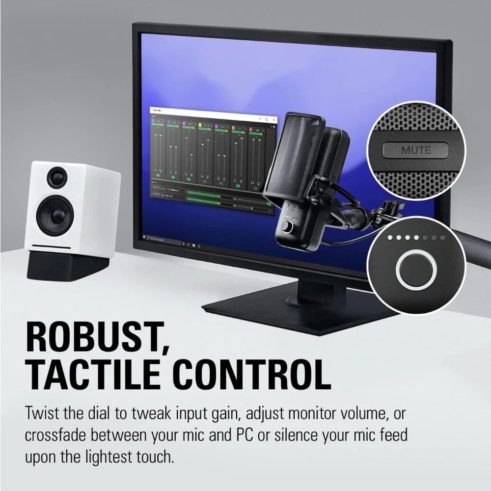 Black USB Microphone